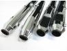 Image of Exhaust silencer and down pipe set of 4